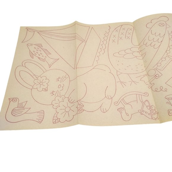 Vintage Childhood Days Transfer Patterns, MCM Workbasket Iron On Transfers, 1960 - Picture 3 of 3